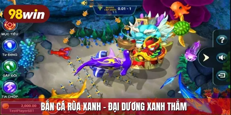 Bắn cá rùa xanh